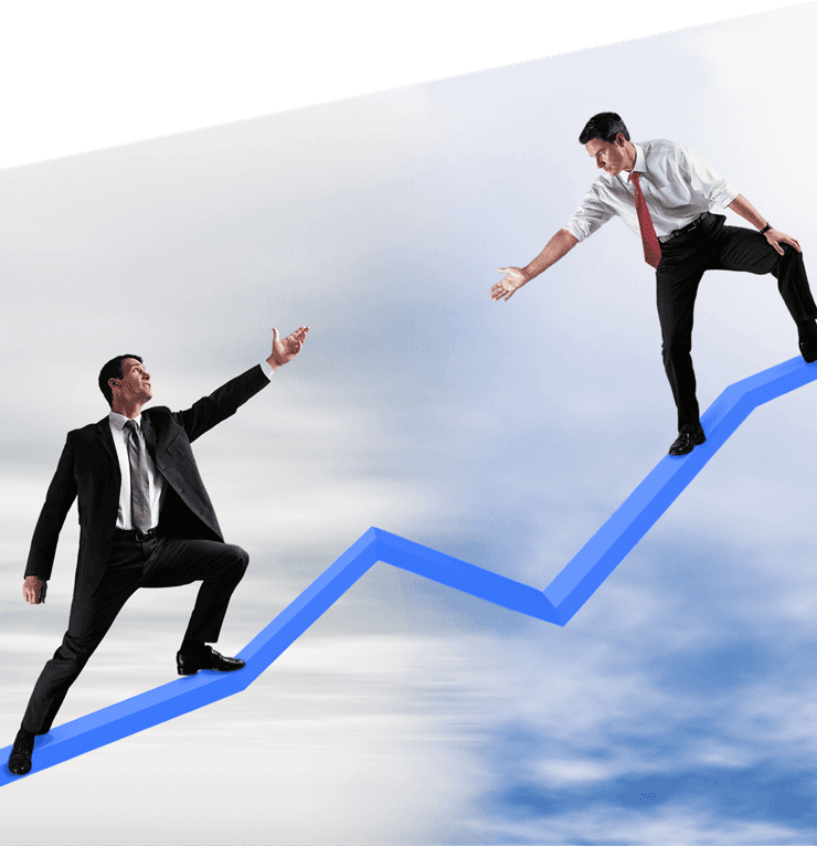 Dashboard showing business leads